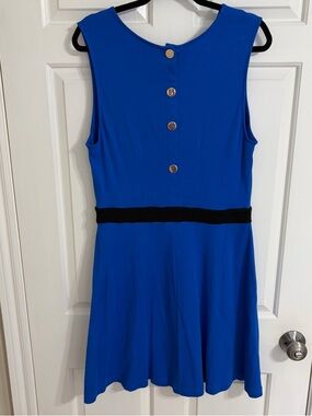 New York & Company Cobalt Blue Sleeveless Shift Dress
